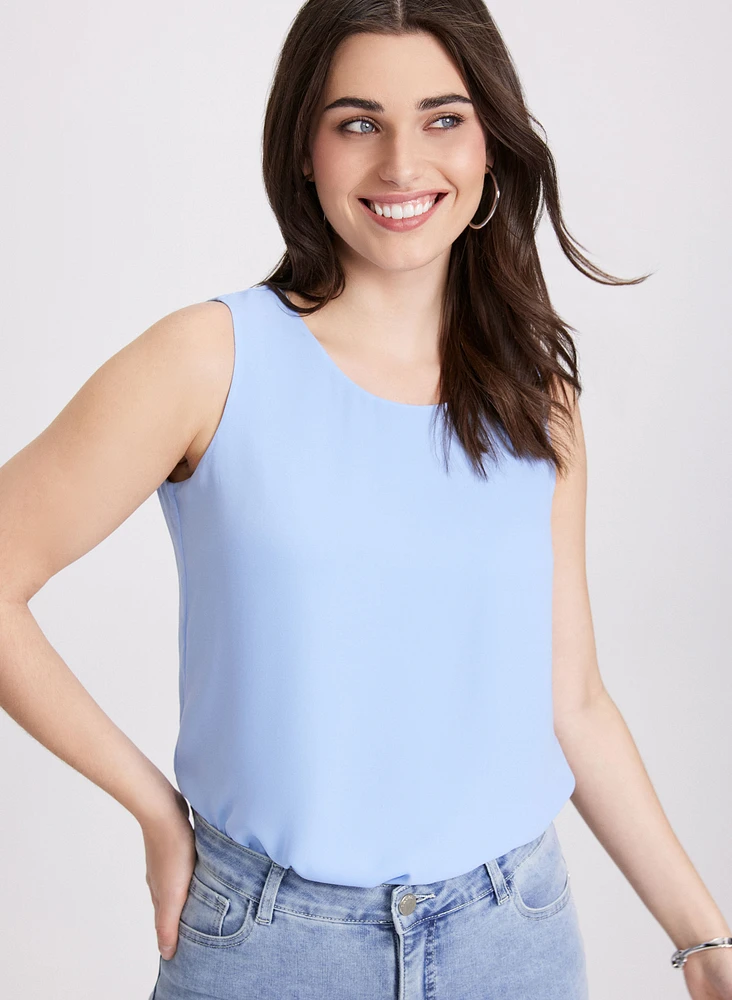 Layered Crepe Blouse