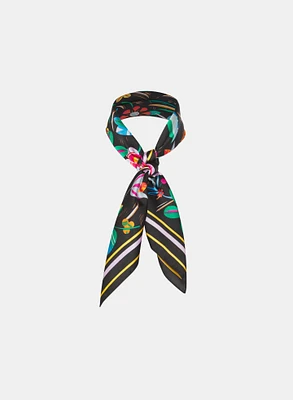 Square Floral Scarf
