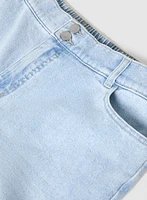 Jean large à taille arrière élastique