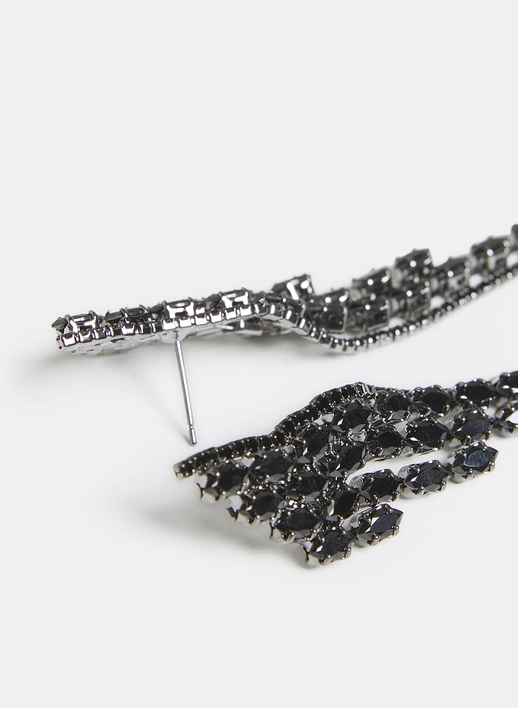 Boucles d'oreilles en cascade