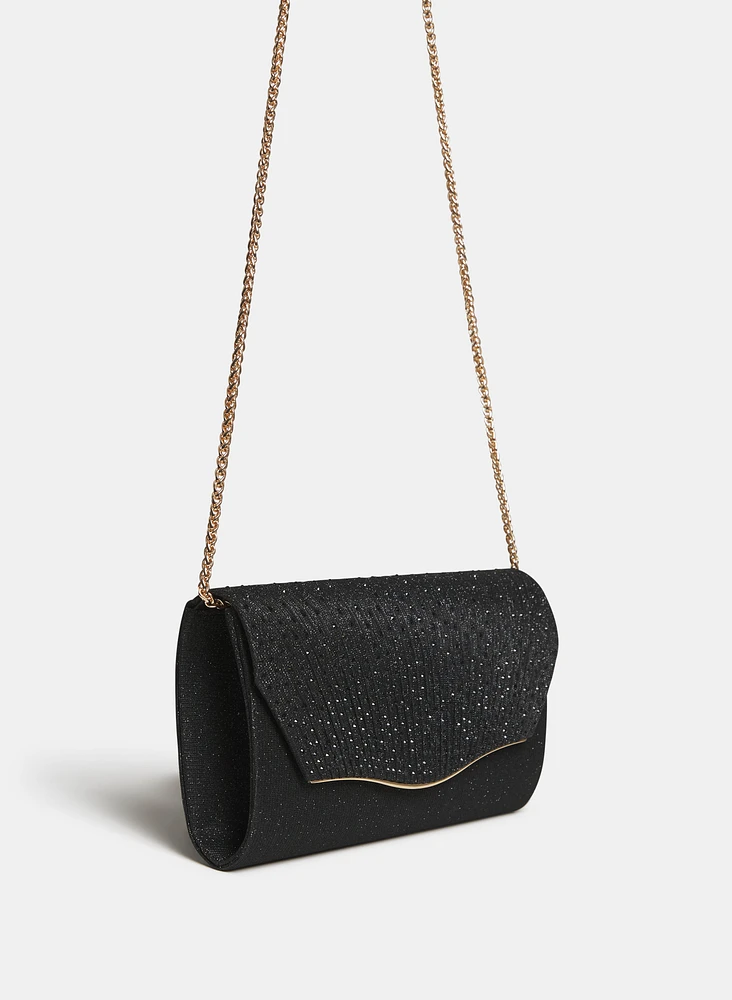 Tonal Stud Embellished Bag