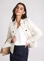 Faux-Suede Jacket