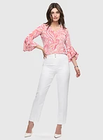 Paisley 3/4 Bell Sleeve Top
