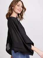 Blouse à détail de plis