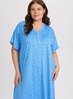 Dot Print Nightgown