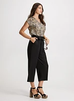 Pull-On Tencel Capris