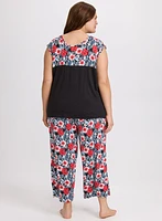Tropical Print Pyjama Set
