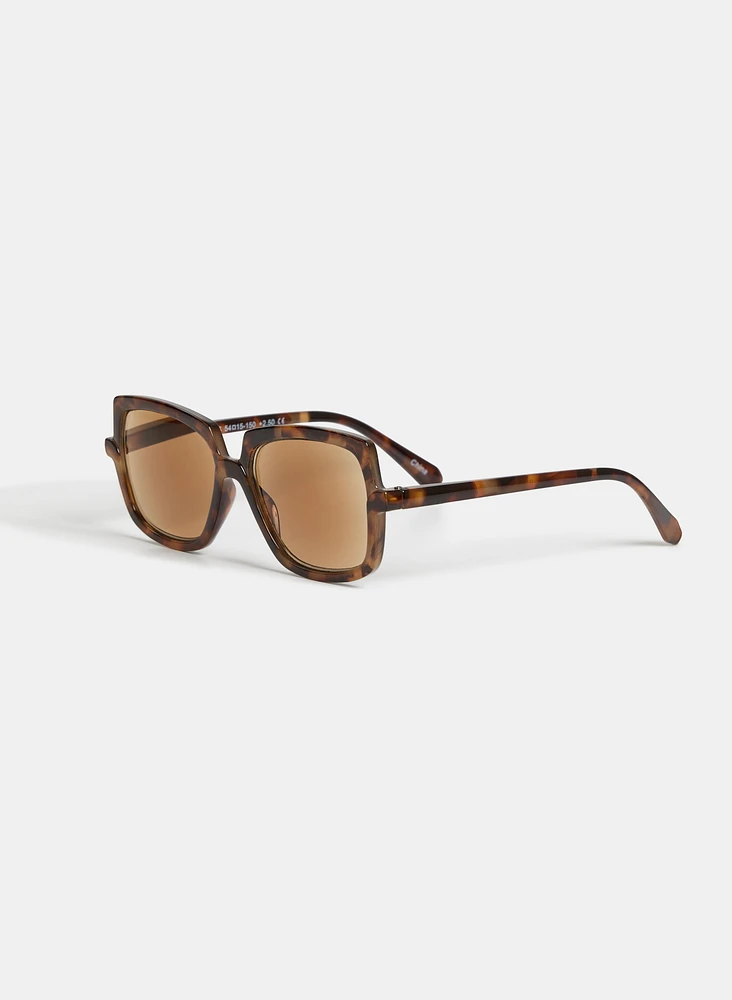 Square Tortoiseshell Sunglasses