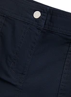 Cuffed Tab Detail Shorts