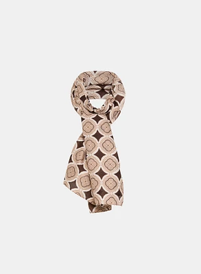 Foulard à motif carreauté