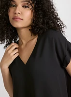 Blouse à ourlet bullé