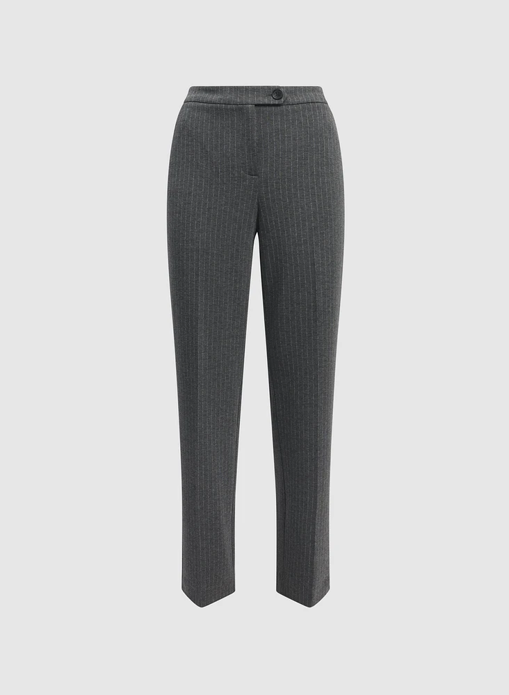 Pantalon Olivia large à rayures minces