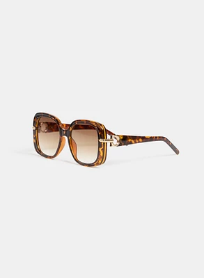 Lunettes de soleil arrondies