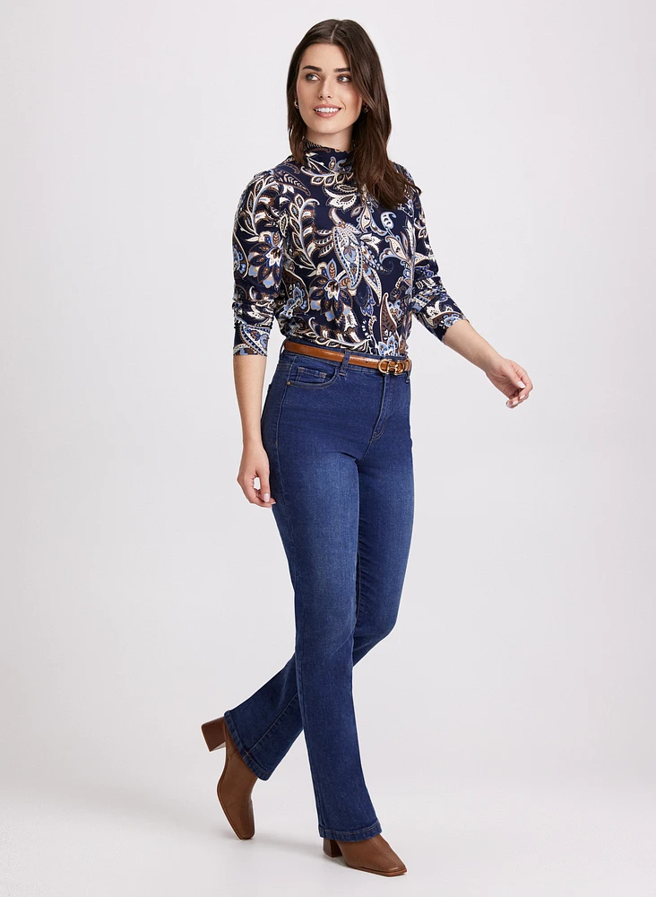 Paisley Print Top