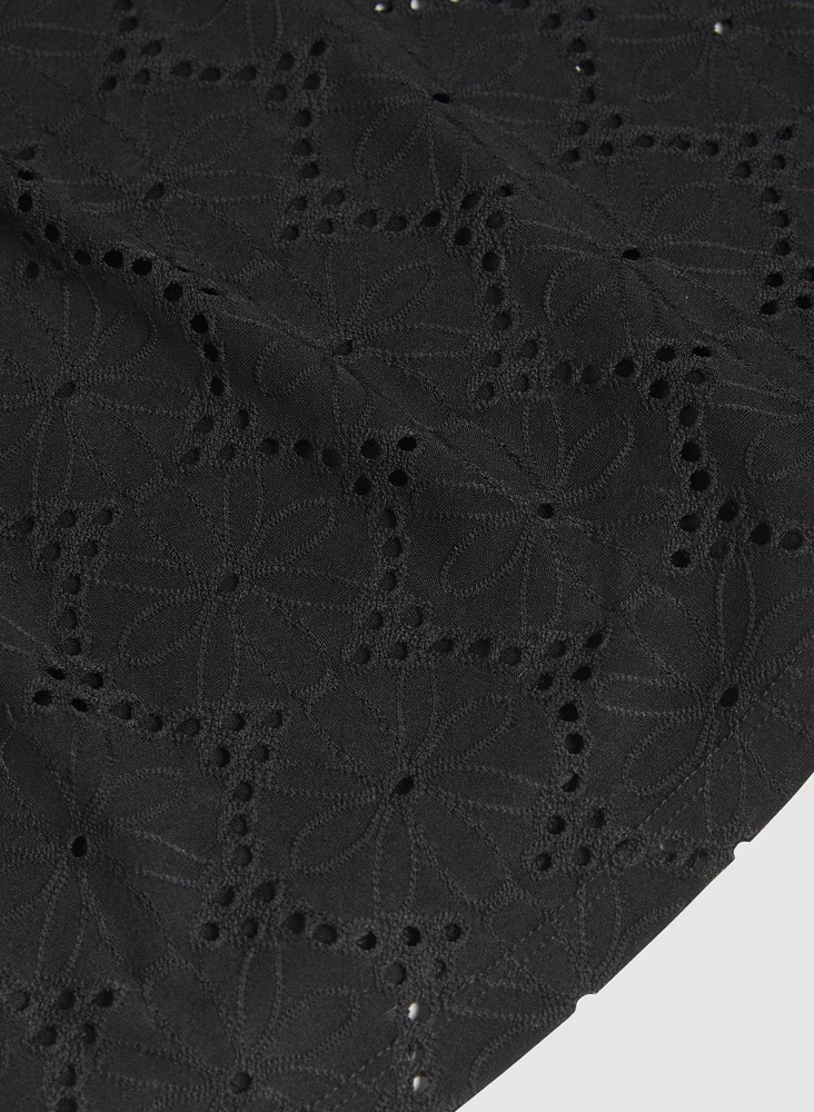 Eyelet Embroidered Dress