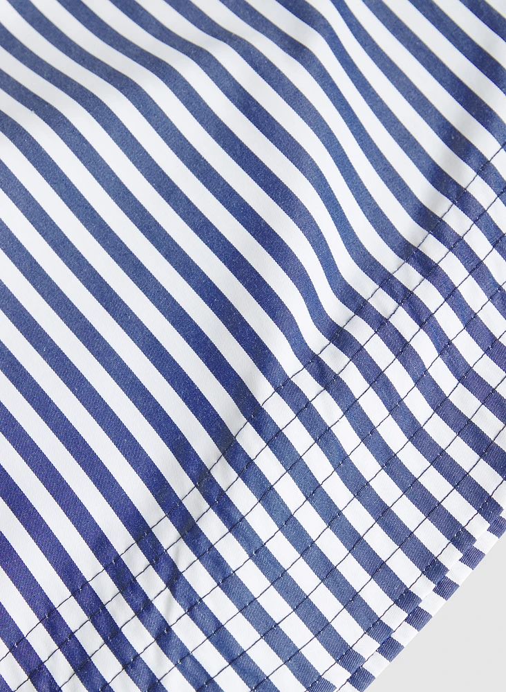 Blouse en coton rayée