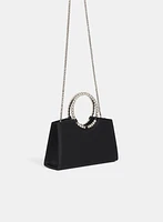 Crystal Top Handle Clutch