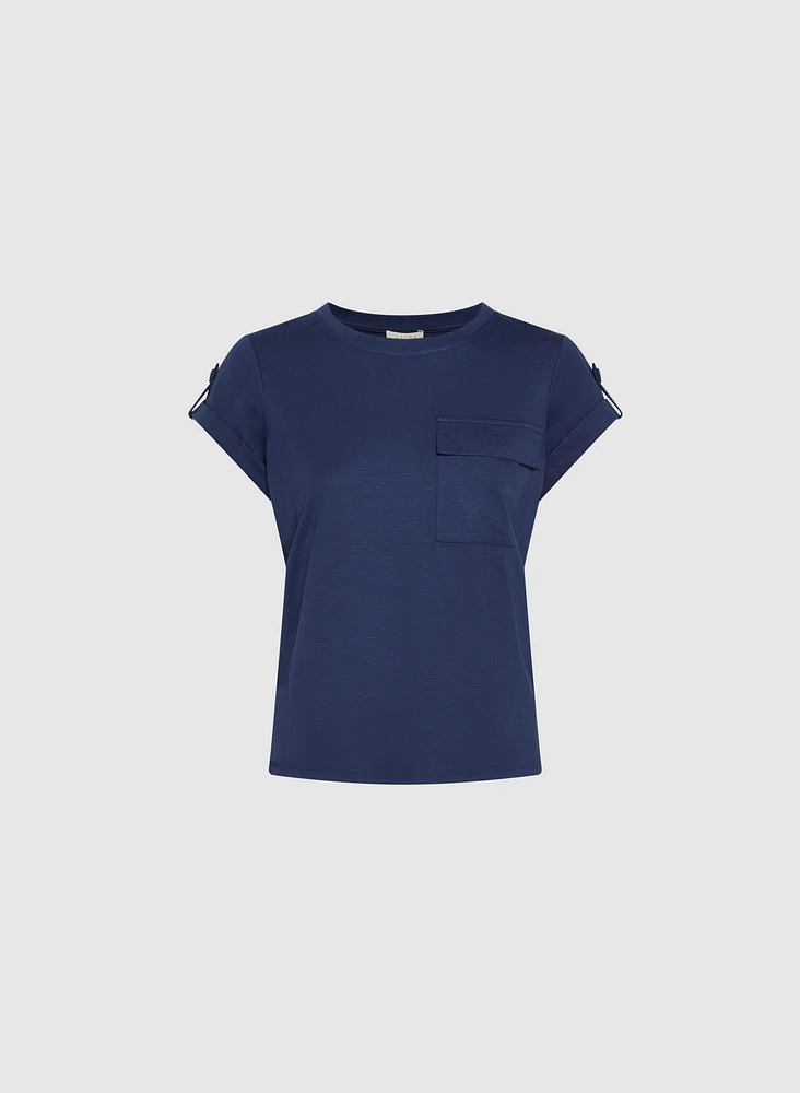 Cuffed Sleeve T-Shirt