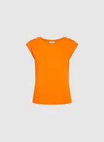 T-shirt à boutons métalliques