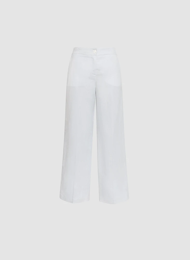 Modern Fit Linen-Blend Pants