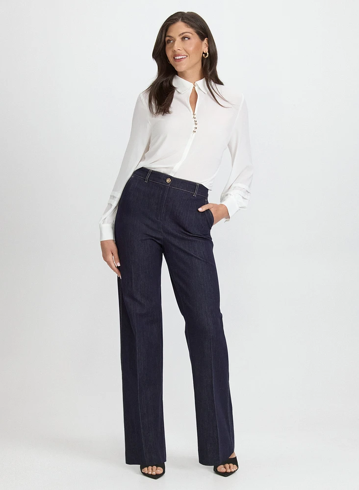 Blouse à boutons
