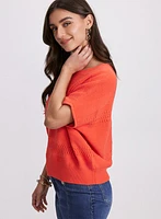 Pull à manches dolman