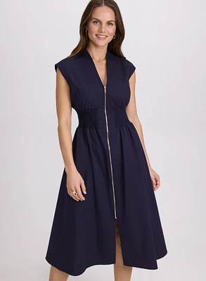 Zip Closure Dress