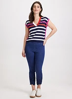 Stripe Front Top