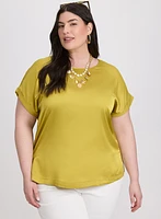 Blouse en satin