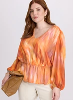Blouse à manches ballon