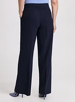 Olivia Wide Leg Contrasting Trim Pants – Regular