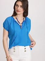 Cotton Puff Sleeve Blouse