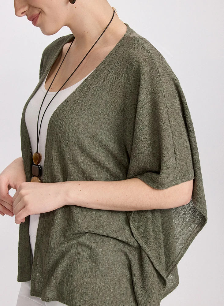 Poncho-Style Layering Top