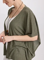 Poncho-Style Layering Top
