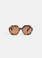 Lunettes de soleil hexagonales