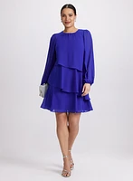 Tiered Chiffon Dress