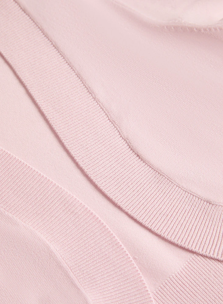 Boléro en tricot à manches courtes