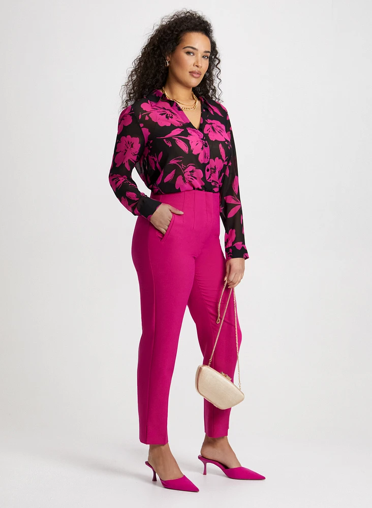 City Fit Slim Leg Pants