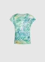 Embellished Shadow Print T-Shirt