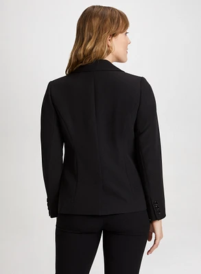 Notched Collar Blazer