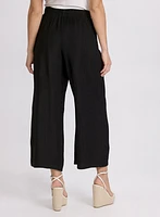 Textured Pull-On Culottes
