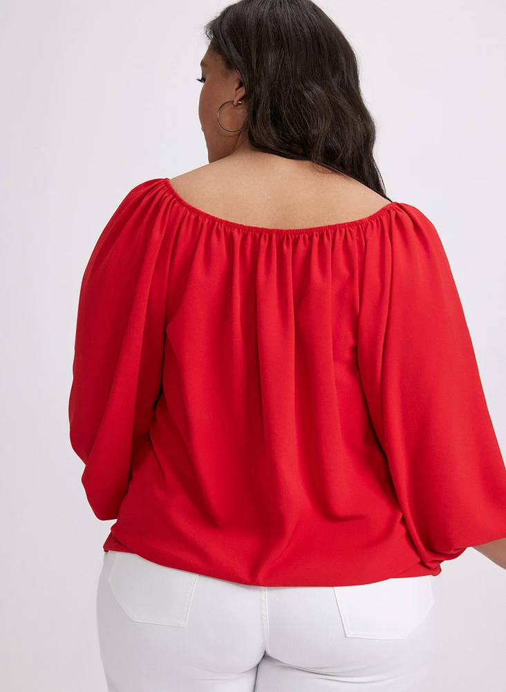 Joseph Ribkoff - Balloon Sleeve Blouse