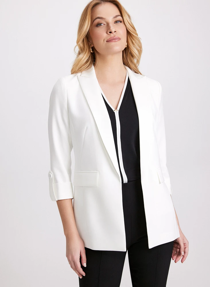 Open-Front Longline Blazer