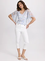 Blouse à motif abstrait
