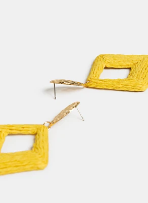 Raffia Drop Earrings