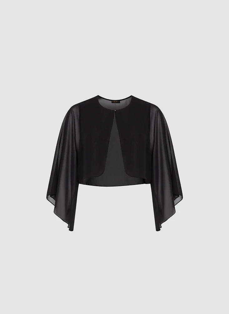 Long Sleeve Chiffon Bolero