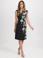 Robe en jersey à imprimé floral