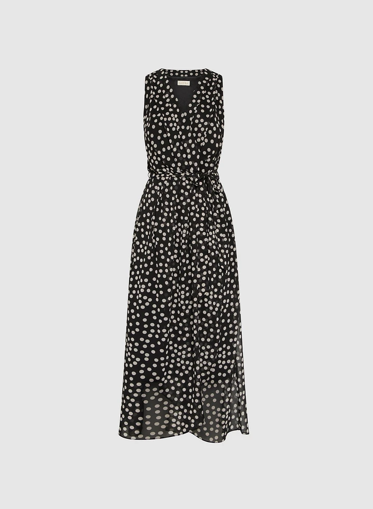 Polka Dot Maxi Dress