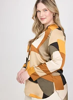 Joseph Ribkoff - Geometric Print Blouse
