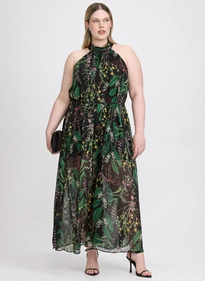 Floral Halter Jumpsuit